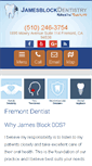 Mobile Screenshot of jamesblockdentistry.com